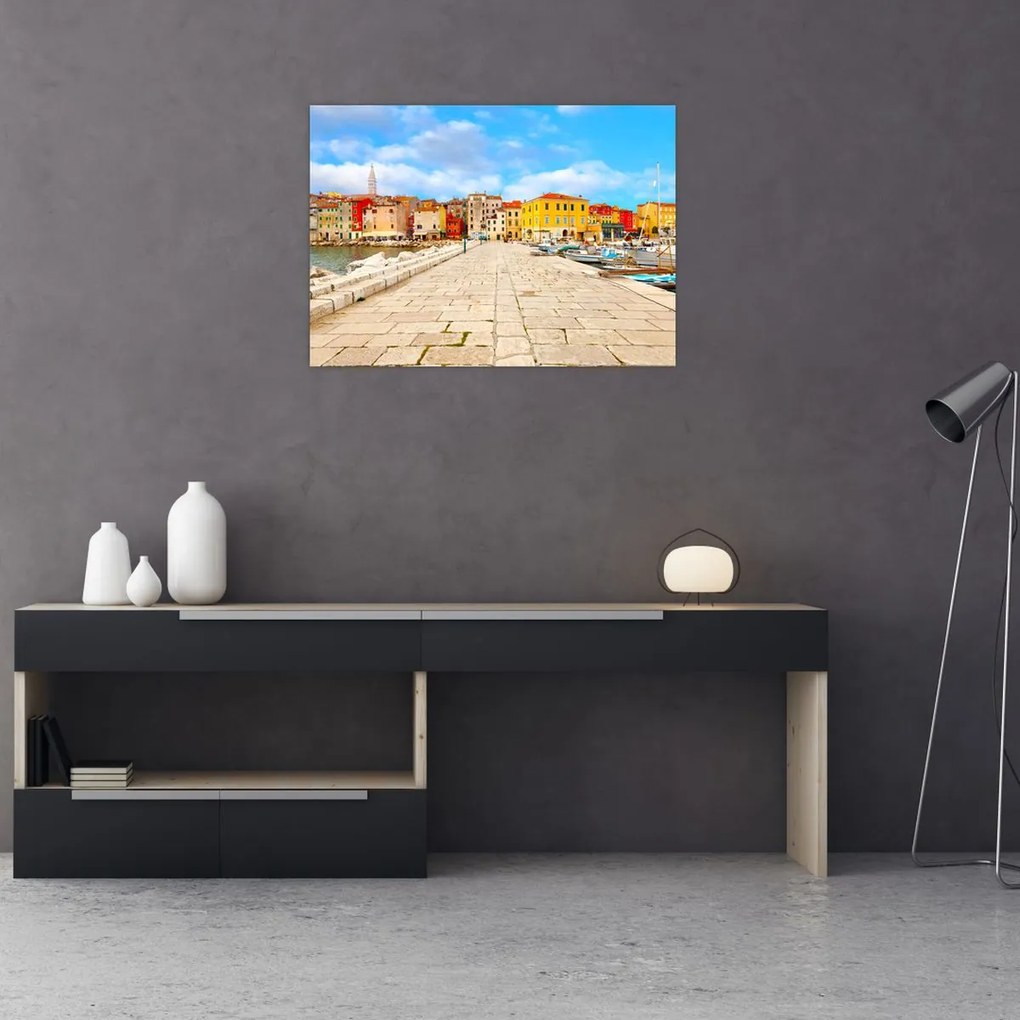 Obraz - Stare istryjskie miasto Poreč, Chorwacja (70x50 cm)
