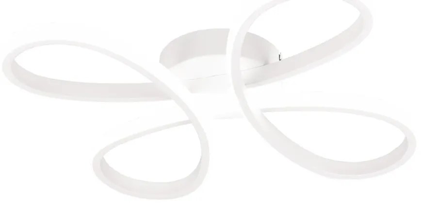 Biała lampa sufitowa LED 40x40 cm Fly – Trio