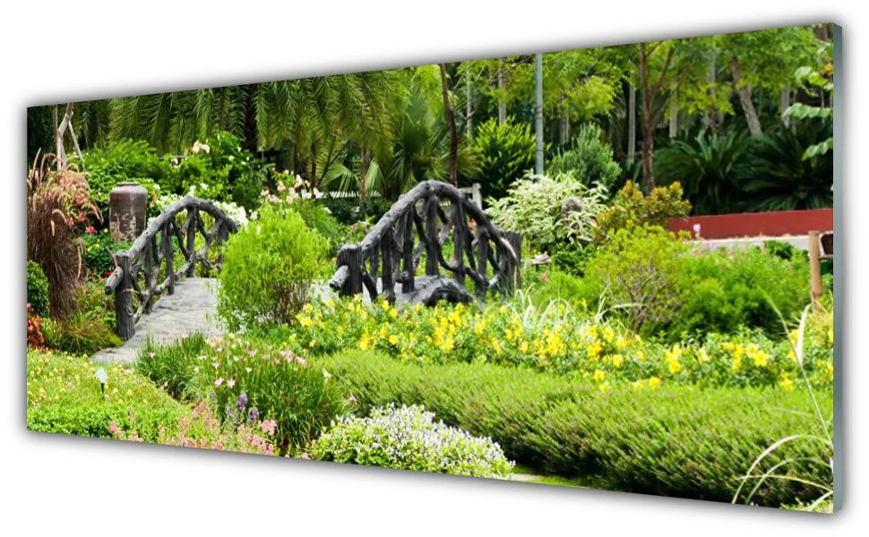 Obraz na Szkle Ogród Botaniczny Most Natura