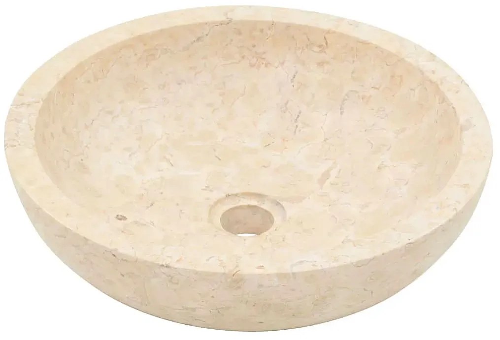 Kremowa umywalka z marmuru Z4-C13