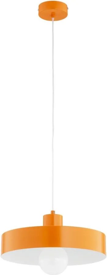 Lampa wisząca na przewodzie NEVERA 1xE27/15W/230V pomarańczowa