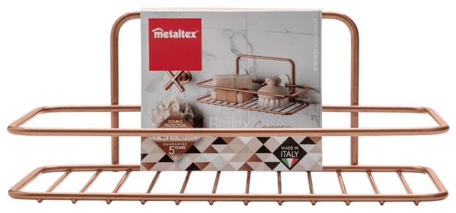 Półka łazienkowa Metaltex Copper