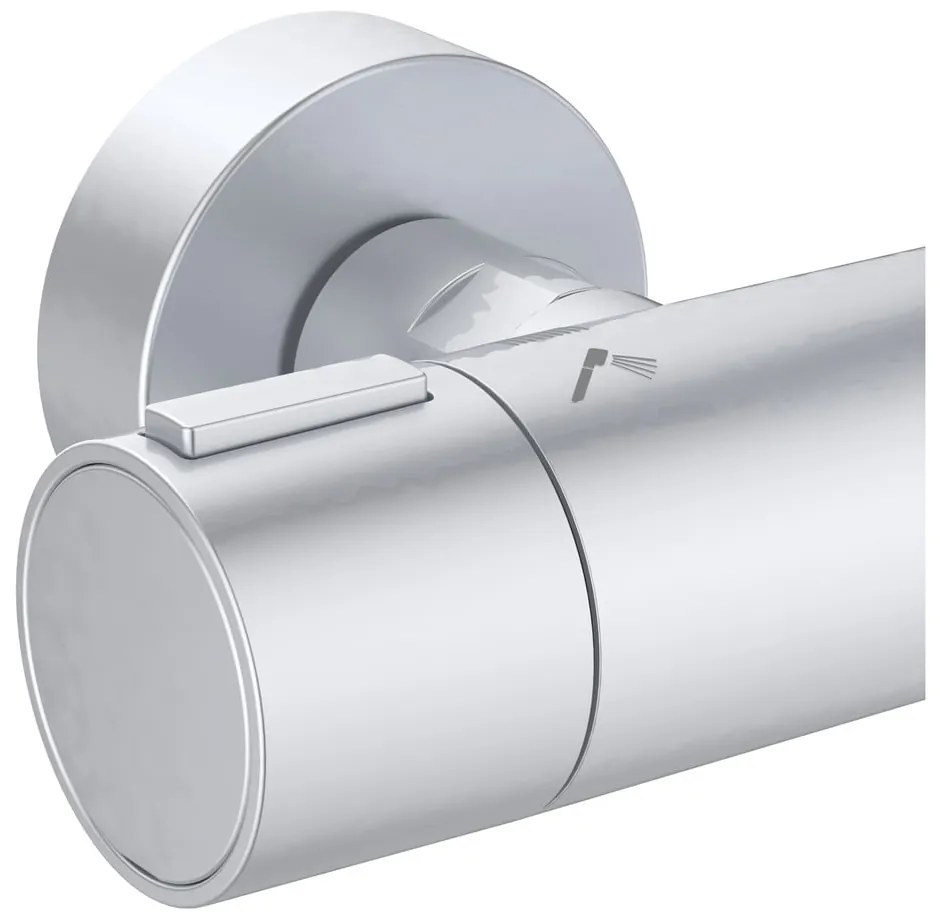 Metalowy zestaw prysznicowy w kolorze matowego srebra 111 cm ALU+ – Ideal Standard