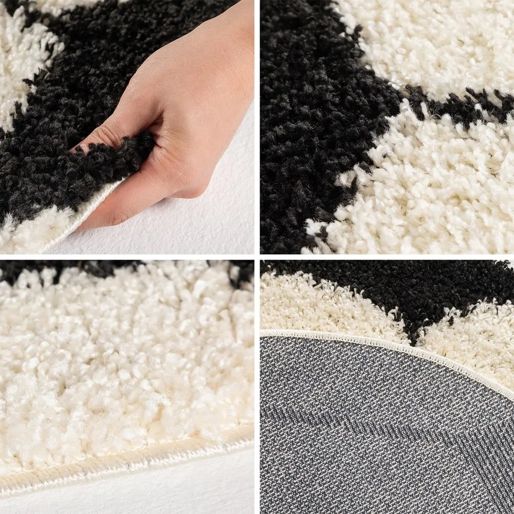 Czarno-kremowy dywan dziecięcy ø 120 cm Fun – Ayyildiz Carpets