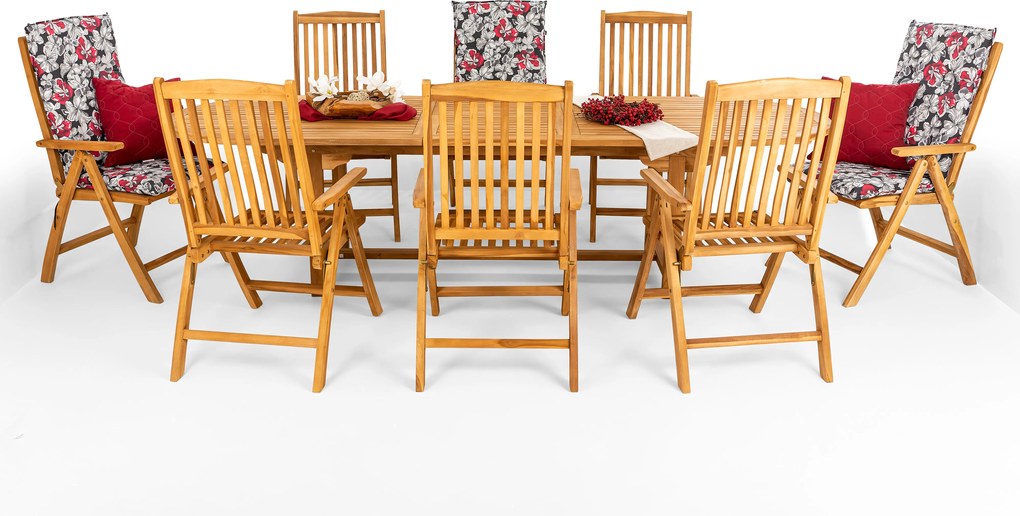 Doppler TAMAN DORSET FSC®, rozkładany stół 240/300, 8+1