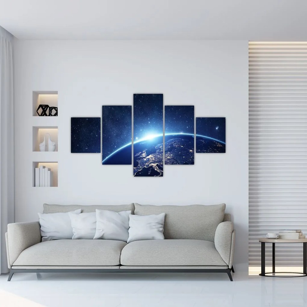Obraz planety Ziemia (125x70 cm)