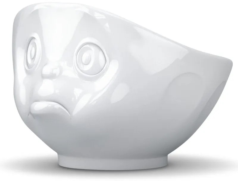 Biała porcelanowa nadąsana miska 58products