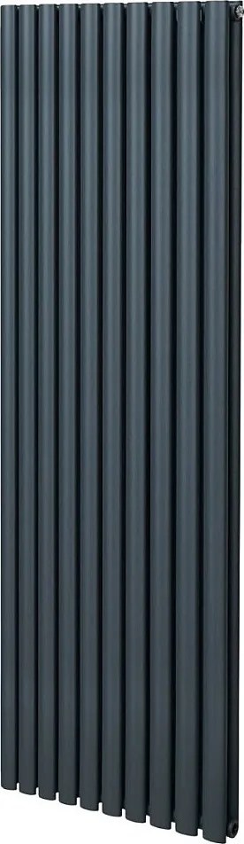 Grzejnik kolumnowy owalny – 1800 mm x 600 mm – antracytowo-szary