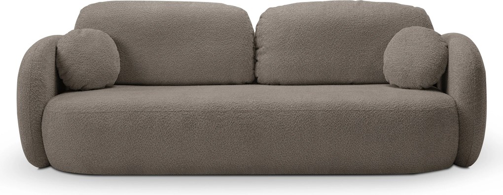 Masseno Sofa AMICO z funkcją spania i pojemnikiem na pościel - Beżowy - ABRIAMO 1