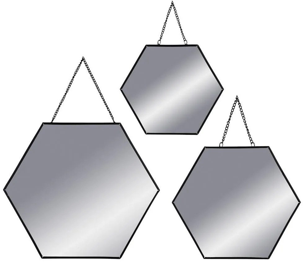 Zestaw 3 luster dekoracyjnych