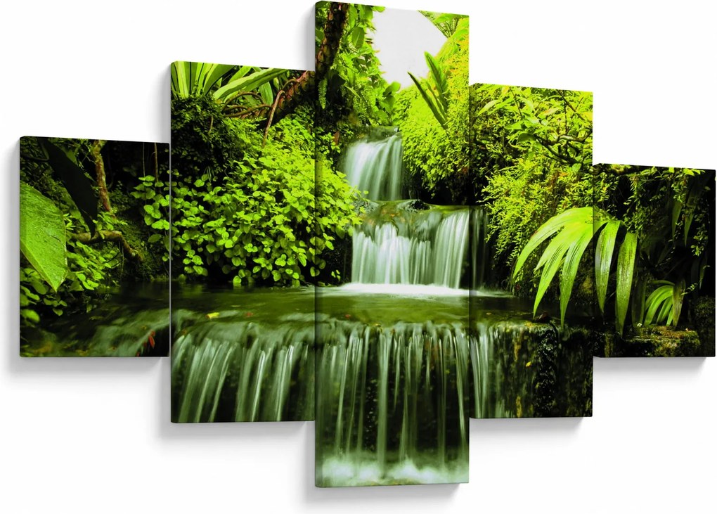 Obraz - Indonezyjskie wodospady (125x70 cm)