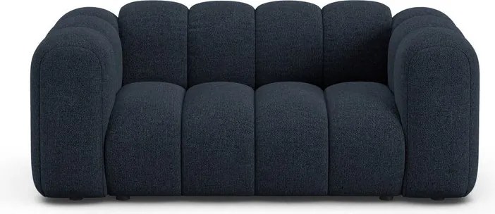 Ciemnoniebieska sofa z tkaniny szenilowej 170 cm Lupine – Micadoni