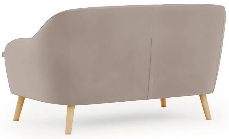 Beżowa 2-osobowa sofa CORANTI VELVET