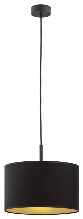 Argon 4341 - Lampa wisząca KARIN 1xE27/15W/230V czarno-złota