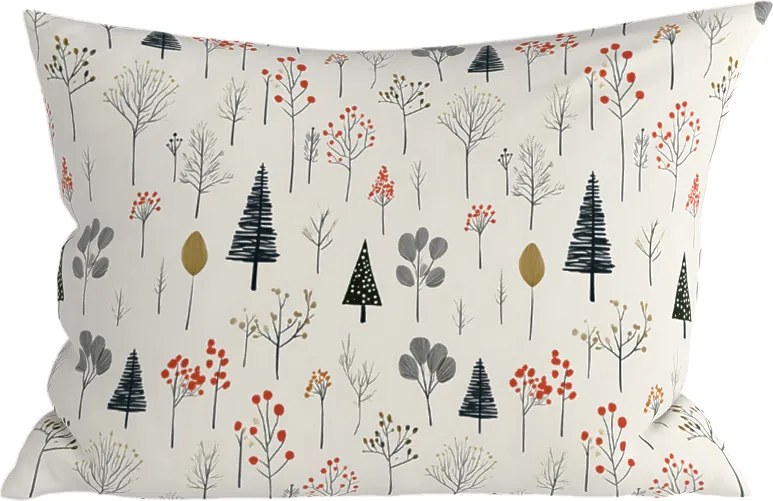 Poszewka na poduszkę z mikrofibry NORDIC NATURE 50x70 cm, kolorowa
