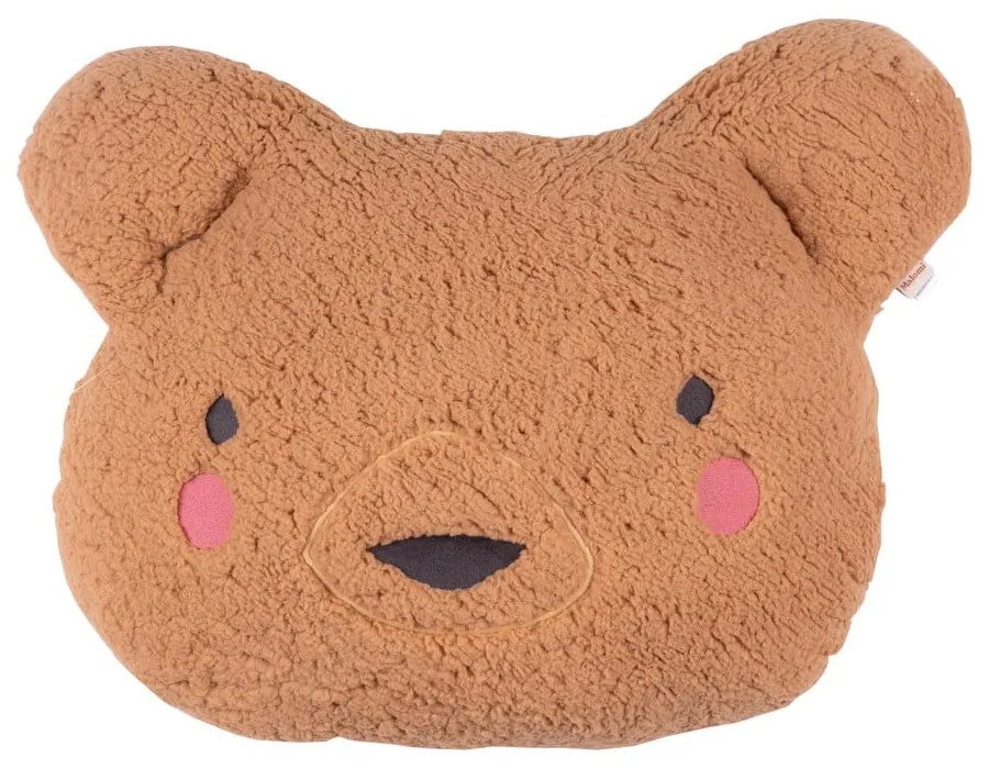 Poduszka dziecięca z mikropluszu Bear – Malomi Kids