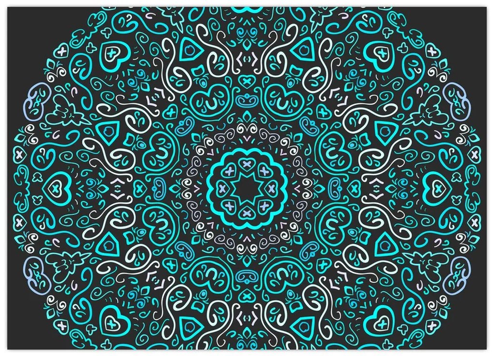 Obraz abstrakcji ozdobnej (70x50 cm)