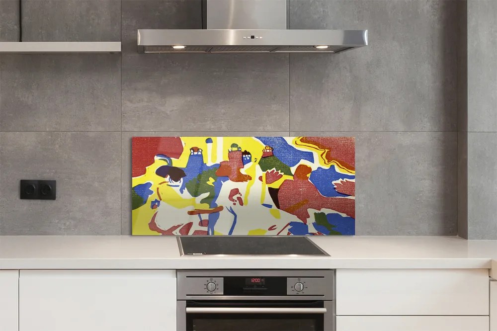 Panel nad Blat Kuchenny Kompozycja Orientalna - Kandinsky