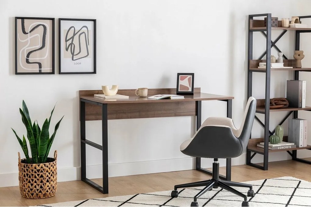 Biurko Rana Walnut and Black