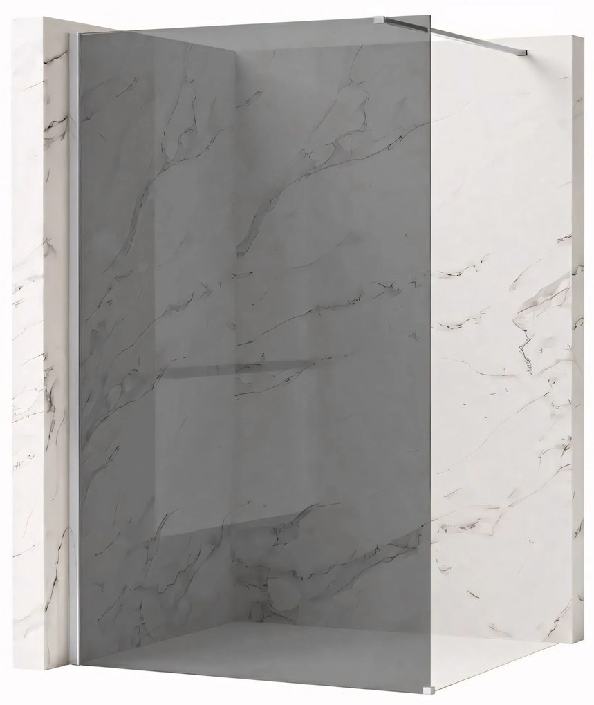 Kabina prysznicowa Walk-In Rea Flexi Grey / Chrome 80