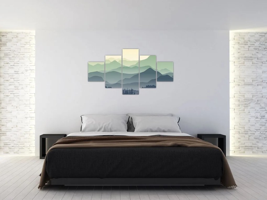 Obraz - Forest Mountain (125x70 cm)