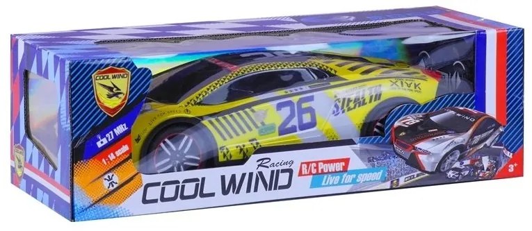 Auto zdalnie sterowane sportowe pilot r/c żółte