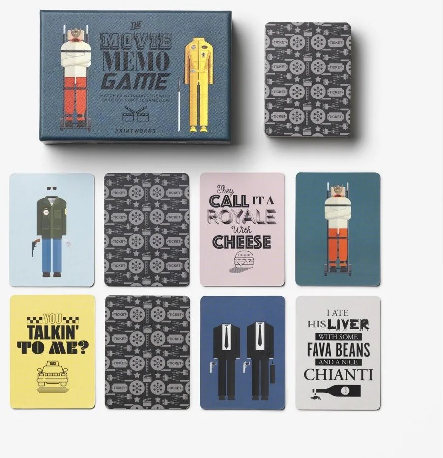 Gra towarzyska Memo game Movie – Printworks