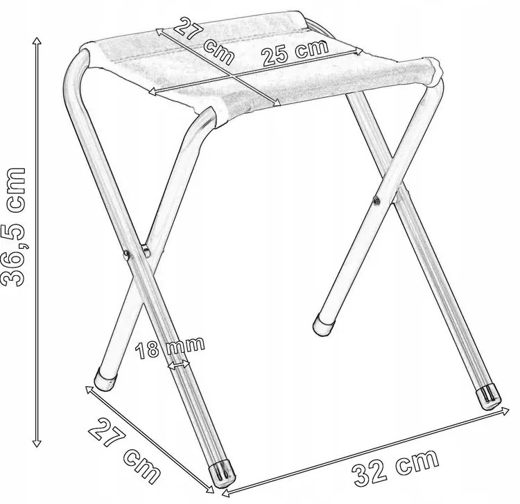 Biały zestaw turystyczny stół z krzesłami S9-K50