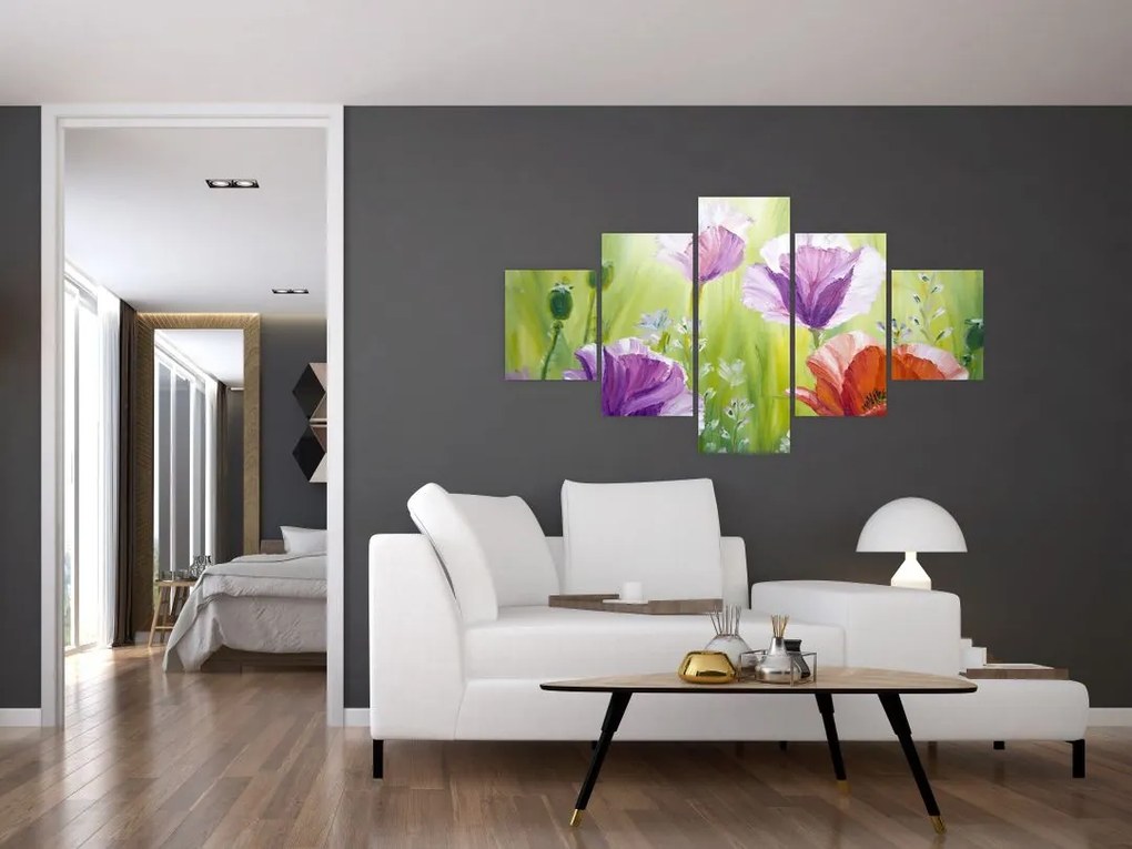 Obraz - Maki (125x70 cm)