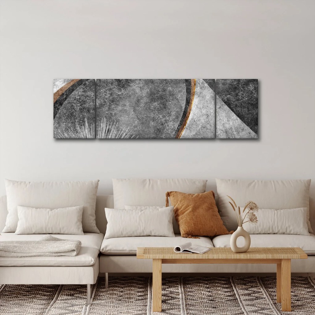 Obraz - Abstrakcja w betonie (170x50 cm)