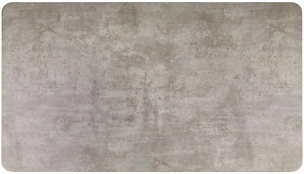 Stół HALIFAX 160x90 beton/czarny HALMAR