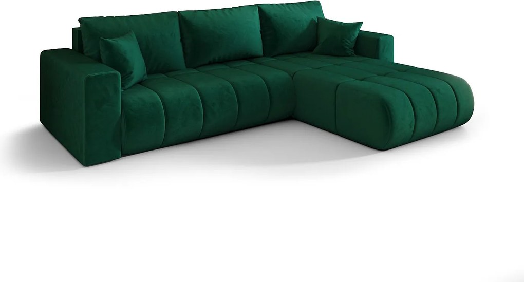 Narożnik BEDANTE MILO PREMIUM L Monolith 37 Prawy z funkcją spania Mebel łączący wygodę i nowoczesny design