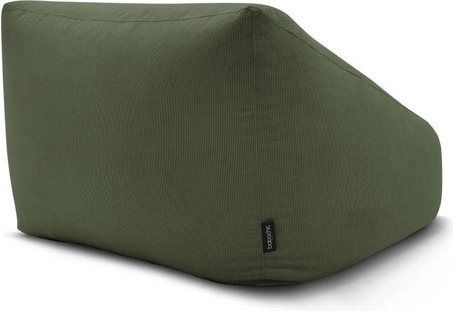 Zielony sztruksowy worek do siedzenia Lilibet – Bobochic Paris