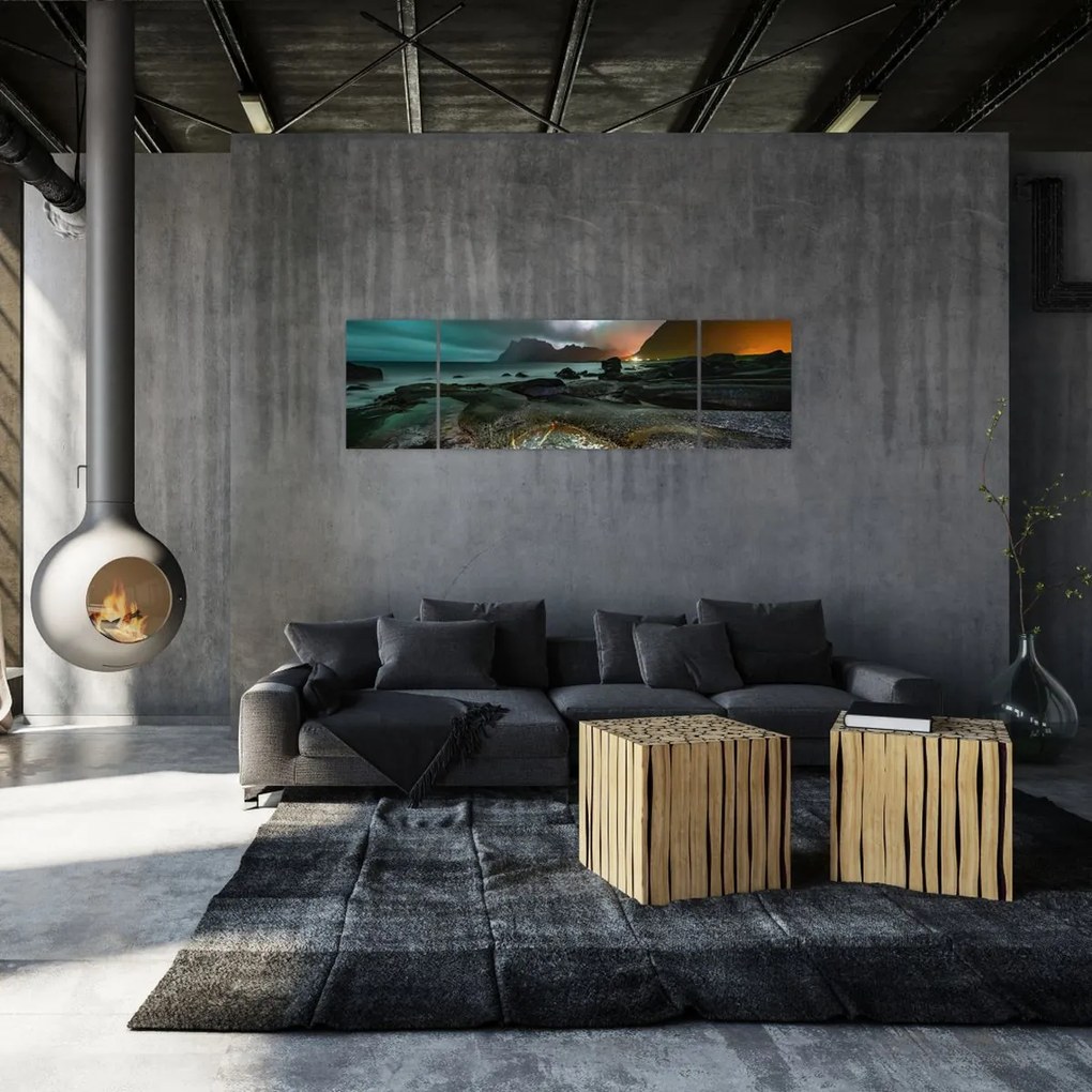 Obraz - Scena nocna (170x50 cm)