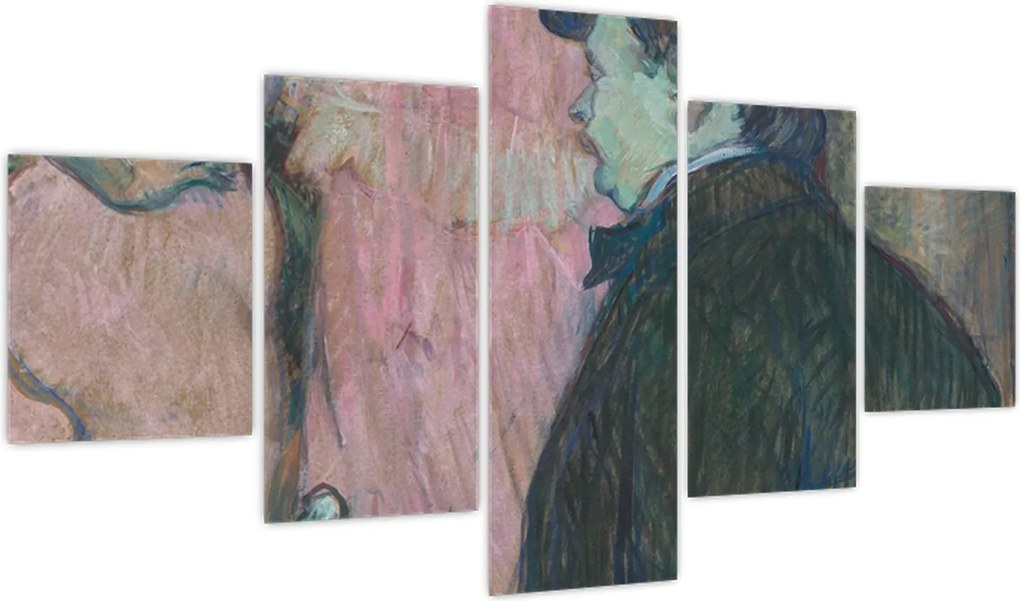 Obraz - Henri de Toulouse-Lautrec, Maxime Dethomas, reprodukcje (125x70 cm)