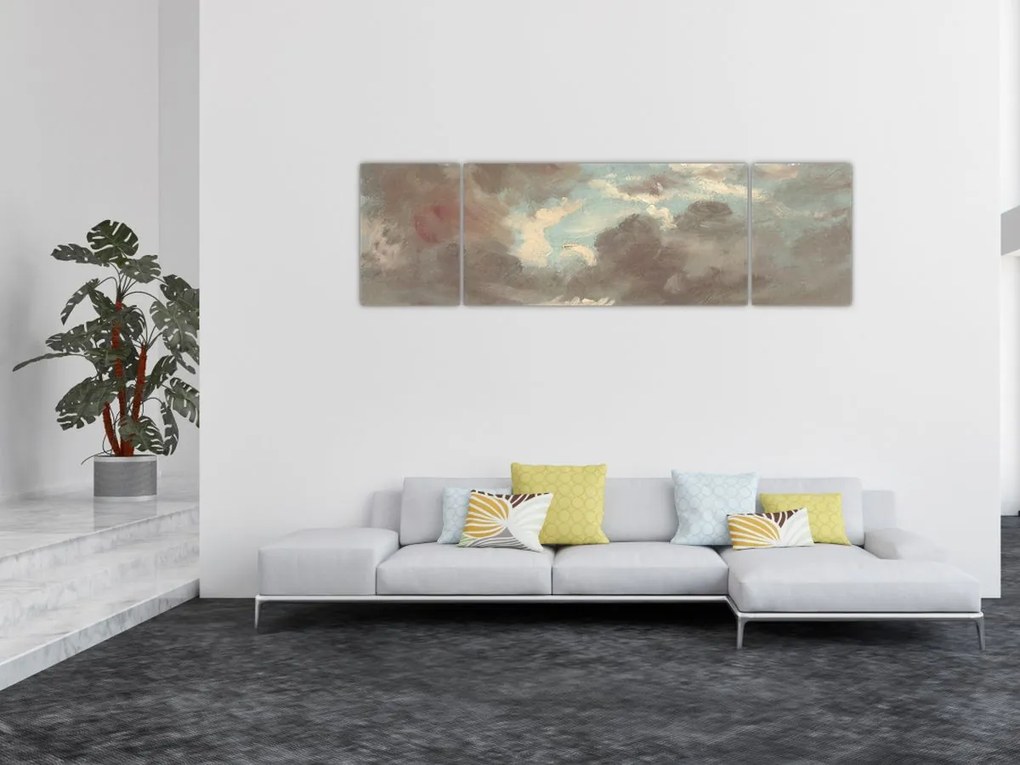 Obraz - John Constable, Cloud Study Stormy Sunset, reprodukcje (170x50 cm)