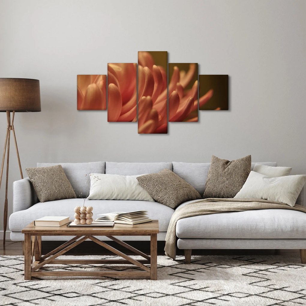 Obraz szczegółów kwiatu (125x70 cm)
