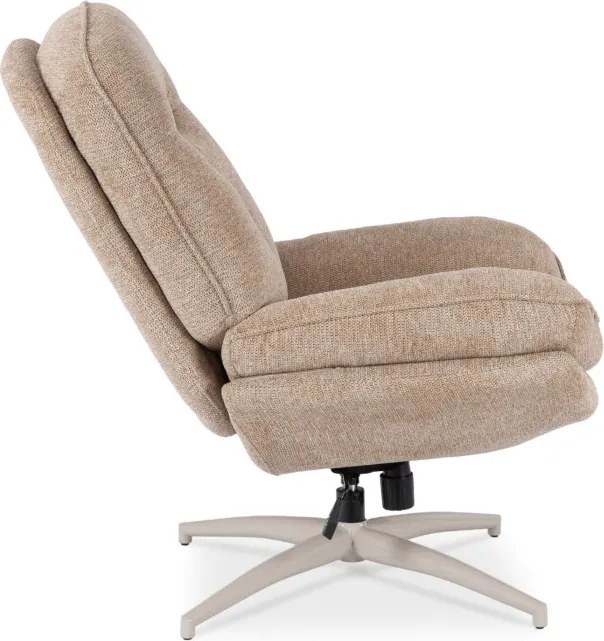 Fotel Wypoczynkowy Obrotowy MESA do Salonu Beżowy Nowoczesny