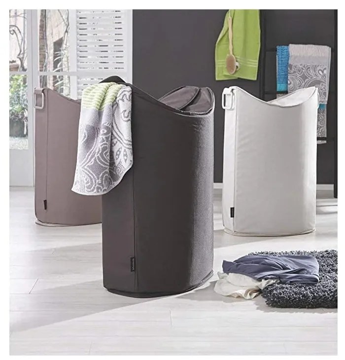 Kremowy kosz na pranie Blomus Frisco, 65 l