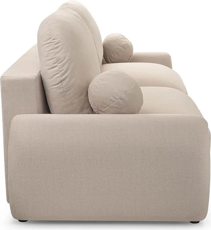 Sofa z Funkcją Spania SORENO Beżowa Nowoczesna