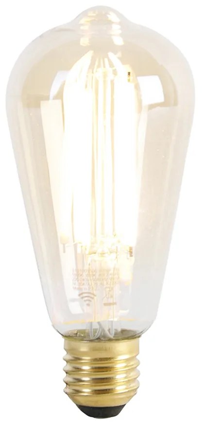 Zewnetrzna Inteligentna lampa podłogowa zewnętrzna czarna 80 cm z Wi-Fi ST64 - CharloisPrzemysłowy Oswietlenie zewnetrzne