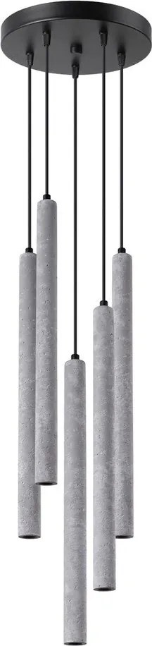 Szara lampa wisząca betonowa ø 25 cm Fideus – Sollux