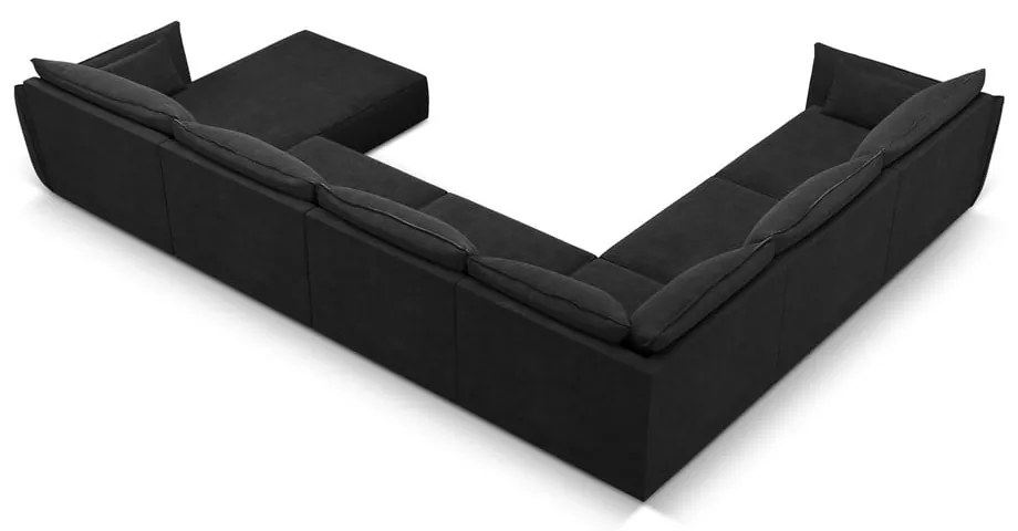 Ciemnoszary narożnik (lewostronny) Vanda – Mazzini Sofas