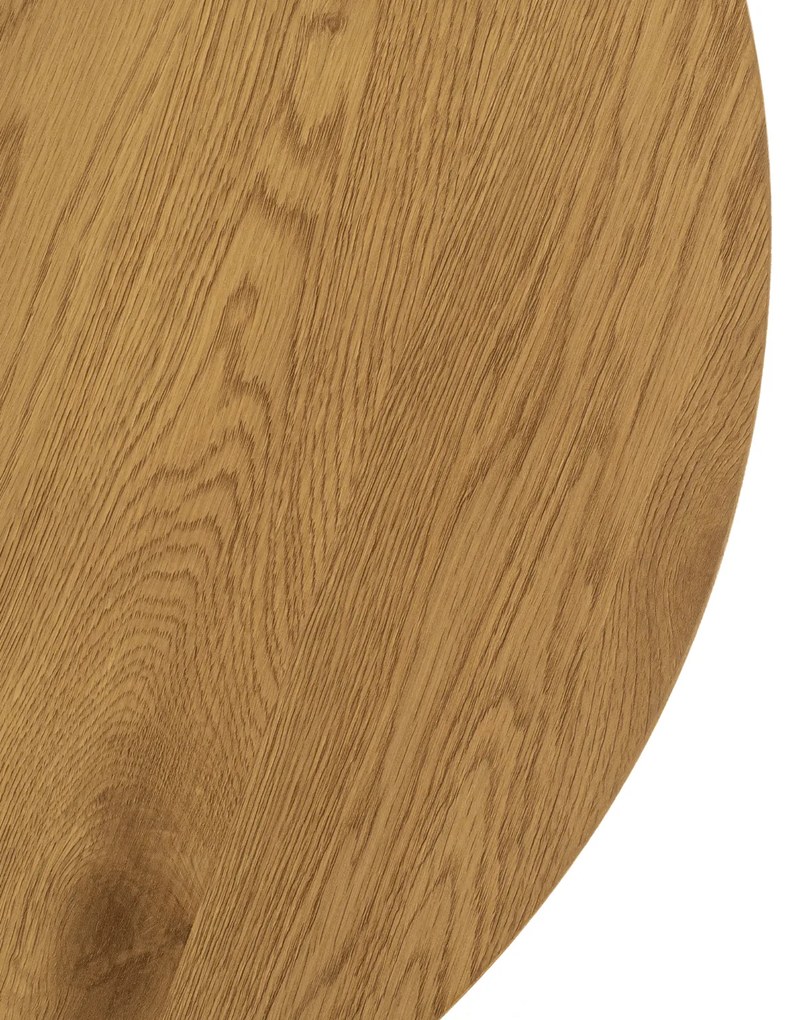 Stolik Kawowy HANTEL 70 cm Dąb Złoty/Czarny Loft