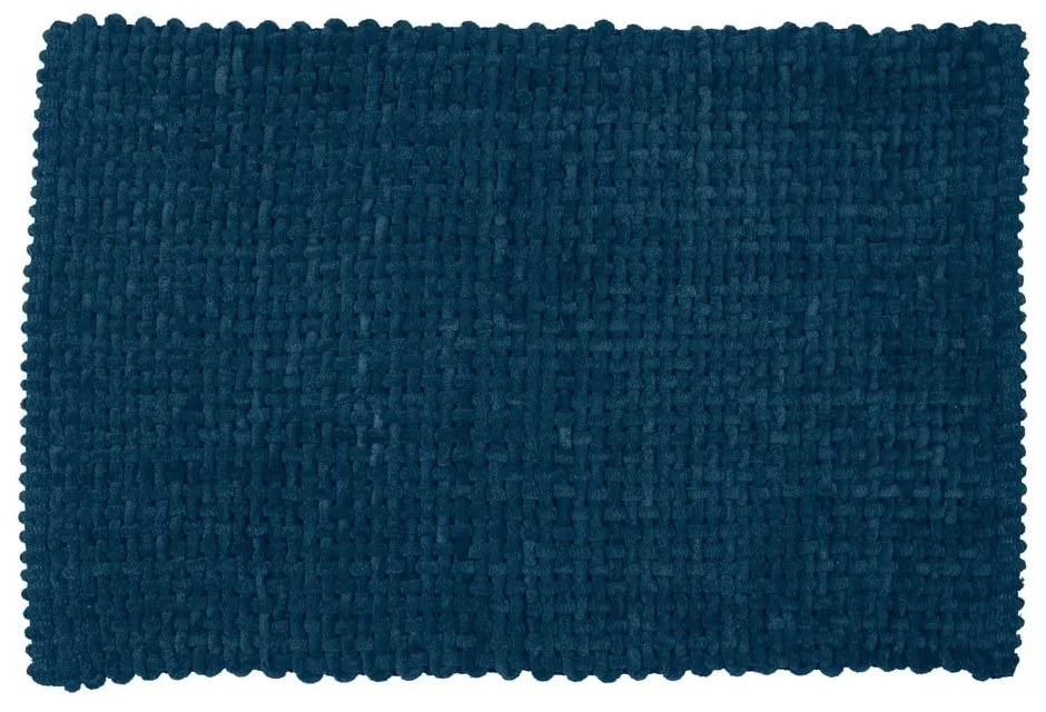 Ciemnoniebieski tekstylny dywanik łazienkowy 50x80 cm Covelo – Wenko