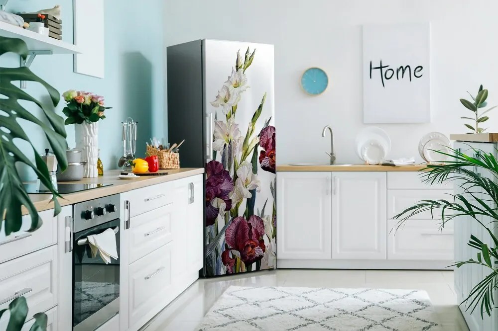 Osłona dekoracyjna na lodówkę Łąka vintage