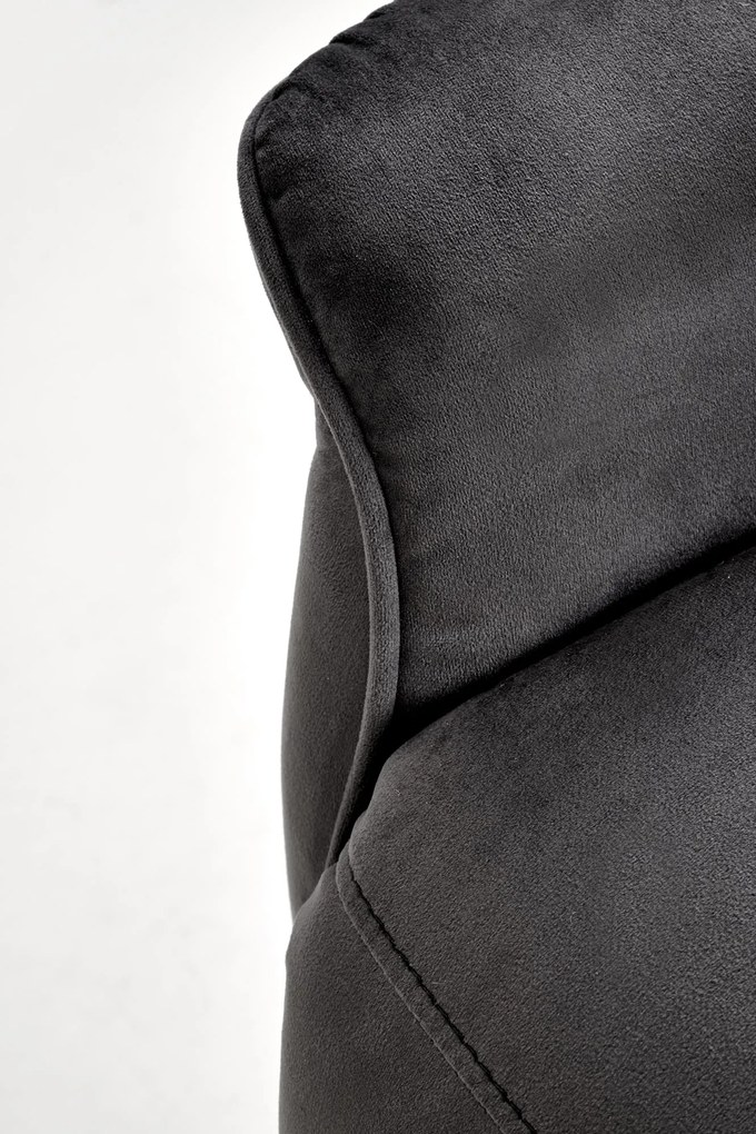 Fotel wypoczynkowy elektryczny pionizacja masaż rozkładany czarny SEMIR 2