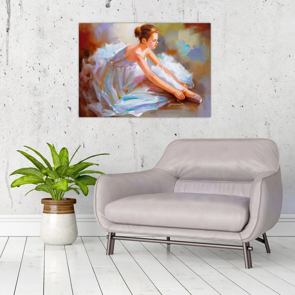 Obraz na szkle - Balerina (70x50 cm)