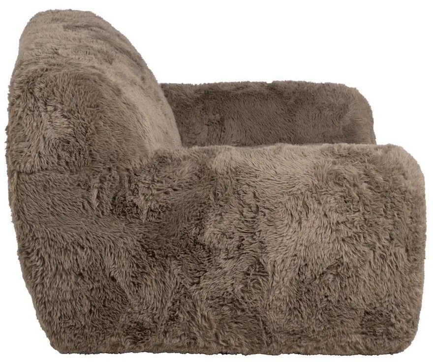 Brązowy fotel Teddy – Ixia