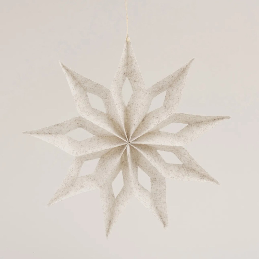 Ozdoba świąteczna Nivalis I ecru 50 cm